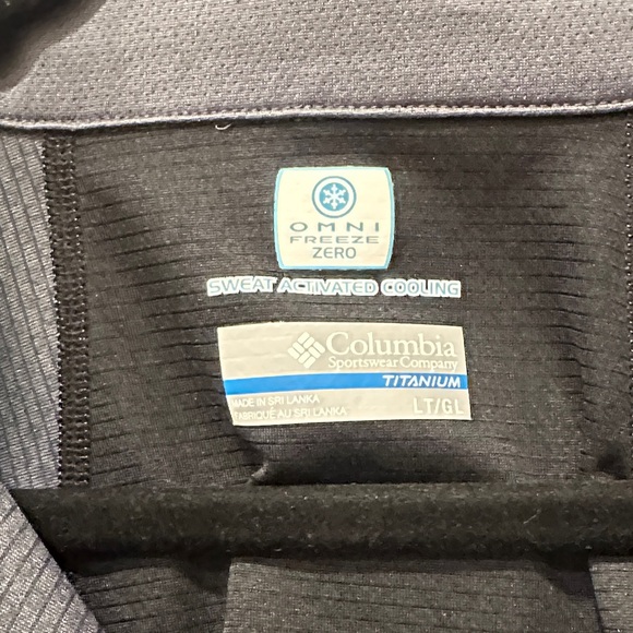 Columbia Titanium Omni-Freeze Light Weight Jacket - Dark Gray - Picture 2 of 4